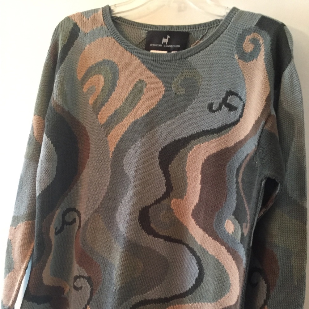 Sweater, Peruvian Connection, see measurements